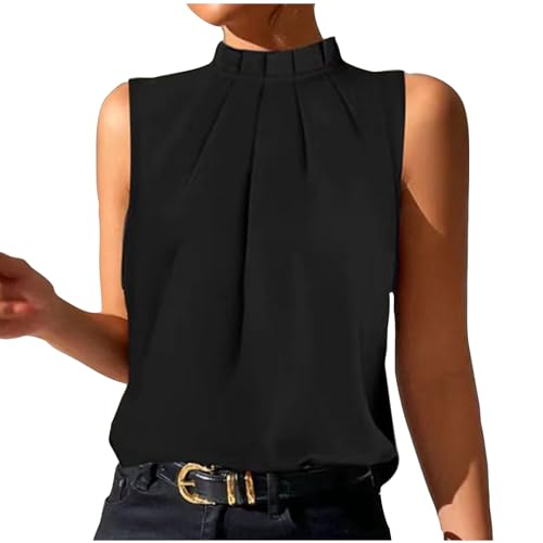 My Orders Lightning Deals of Today Cropped Tank Tops for Women Long Cotton Tank Tops for Women Stripe Tank Top for Women Round Neck Tank Tops for Women Women Tops Under 10 Dollars Black