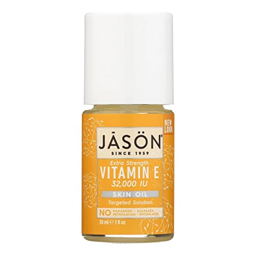 Jason Skin Oil, Extra Strength Vitamin E 32,000 IU, Targeted Solution, 1 Oz