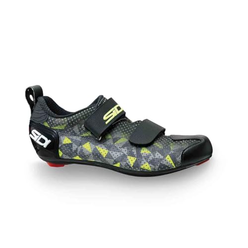 Sidi Shoes T-5 Air, Scape Cycling Men, Grey Yellow Black, 45