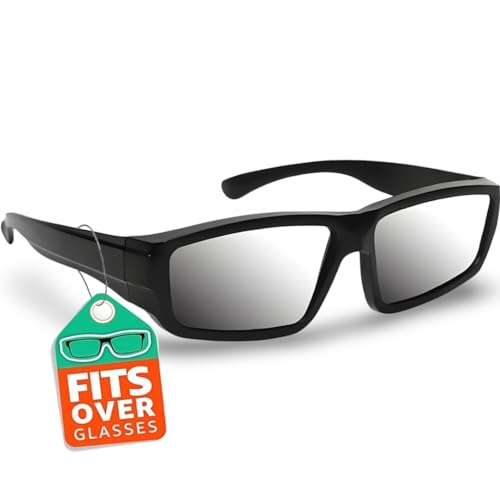 Premium Plastic Solar Eclipse Glasses - ISO 12312-2 Compliant, AAS Recognized Safe Direct Sun Viewing of April 8, 2024 Total Solar Eclipse in USA