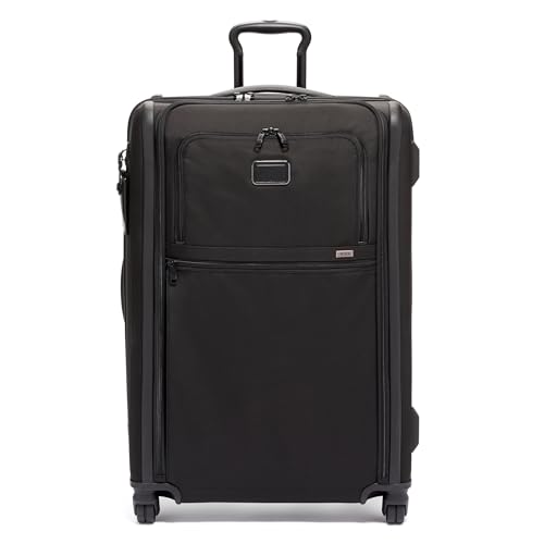 TUMI - Alpha Medium Trip Expandable 4-Wheeled Packing Case - Professional Travel Luggage - TSA Lock Tracer - Black