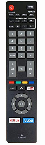 NH416UP Remote Replacement for Magnavox Smart TV 50MV336X 32MV304X 32MV306X 32MV304/F7 32MV306X/F7 32ME402F7 32ME402V 32ME402V/F740MV324X 40MV336X 43MV314X 50MV314X 50MV336X/F7 55MV314X NH409UD