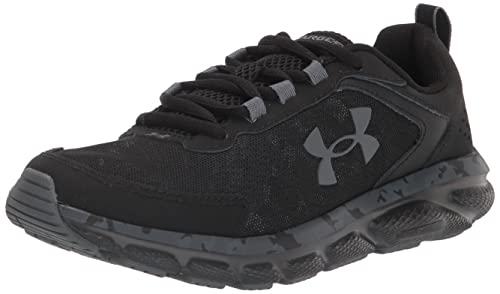 Under Armour Men's Charged Assert 9 Camo, Black/Black, 9 US