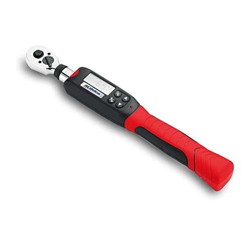 ACDelco ARM601-3 3/8” (3.7 to 37 ft-lbs.) Digital Torque Wrench with Buzzer and LED Flash Notification – ISO 6789 Standards with Certificate of Calibration