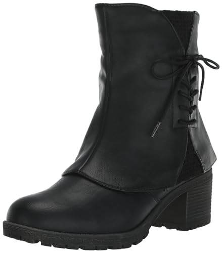 MUK LUKS Women's Lucy Lillith Fashion Boot, Black, 7.5