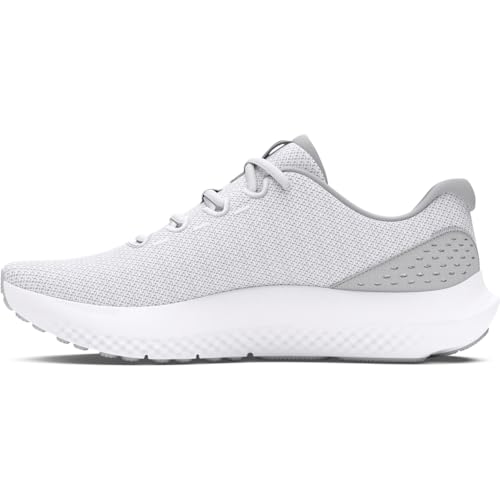 Under Armour Men's Charged Surge 4, (100) White/Halo Gray/Black, 10.5, US