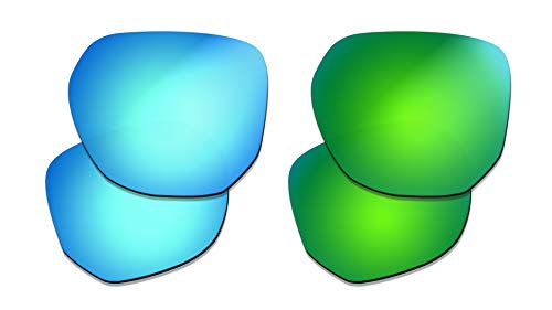 Prizo Polarized Lenses Replacement for Oakley Latch Beta Sunglasses OO9436 - Multi Options (Green+Blue)