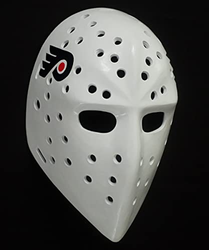 Custom Ice Hockey Mask Goalie Helmet 1:1 Wearable Home Decor Bernie Parent G11, White