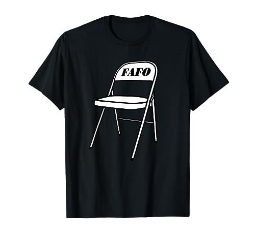Folding Chair Fafo Alabama meme boat brawl funny Men Women T-Shirt