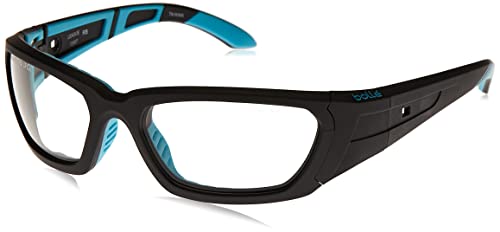 Bolle League Sport Protective Glasses Black and Blue Modulator Anti-Fog Grey Cat 0-3 Unisex-Adult Medium