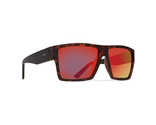 Dot Dash Nillionaire Sunglasses,OS,Black/Red Chrome