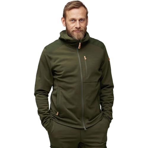 Fjallraven F81479662M Keb Fleece Hoodie M Deep Forest M