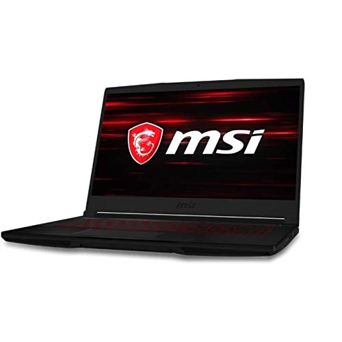 MSI Computer GF63, NVIDIA GeForce GTX 1650 Graphics, 15.6' 8GB 256GB Intel Core i5-10300H X4 2.5GHz Win10, Black