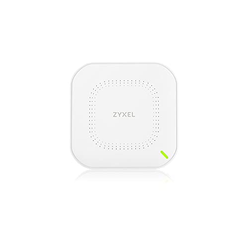 Zyxel WiFi 5 AC1200 W2 Wireless Gigabit Business Access Point | Mesh, Seamless Roaming, Captive Portal | WPA3 Security | NebulaFlex Hybrid Cloud| POE or AC Powered | AC Adapter Included | NWA1123ACv3