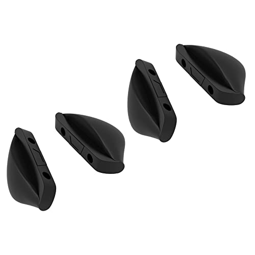 SAUCER Replacement Nose Pieces Pads for Oakley Fives Squared OO9238 Sunglass - Black Hard Base Asian Fit