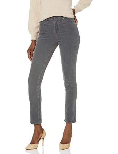 AG Adriano Goldschmied Women's Mari High Rise Slim Straight Jean, 1 Year Sulfur Smooth Slate, 29