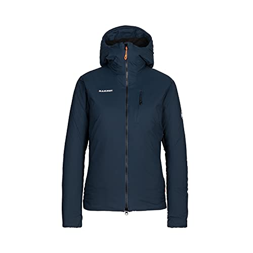 Mammut Rime IN Flex Hooded Jacket - Women's Marine/Black Medium