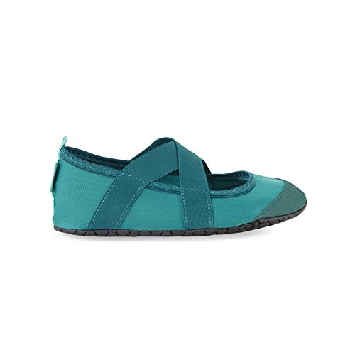FITKICKS Crossovers Active Footwear, Foldable Shoes, Small, Teal