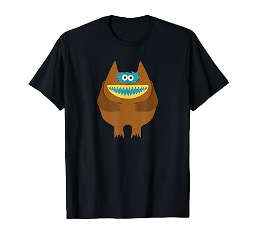 Nauga Stuffed Animal Cute Monster Throwback T-Shirt
