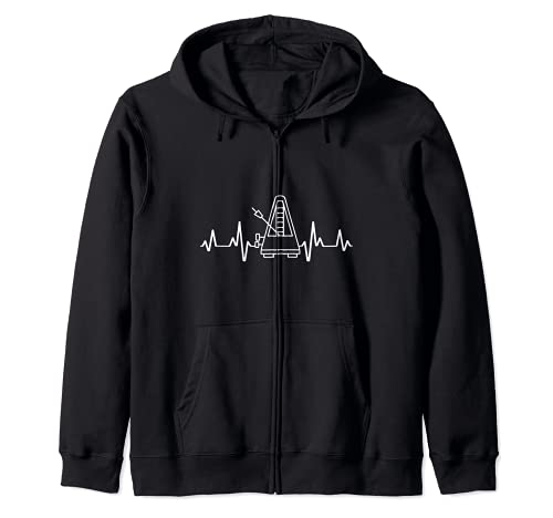 Metronom Metronoma Percussion Percussionist Zip Hoodie