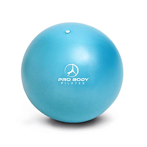ProBody Pilates Ball Small Exercise Ball, 9 Inch Bender Ball, Mini Soft Yoga Ball, Workout Ball for Stability, Barre, Ab, Core, Physio and Physical Therapy Ball at Home Gym & Office (Teal)