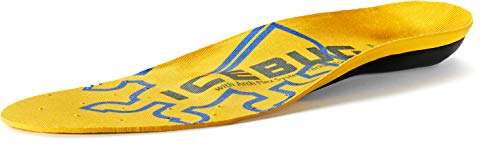 Icebug Unisex's Slim Low Cushion Support Insole Flex Technology, Yellow High Arch, M 7/W 8.5-9