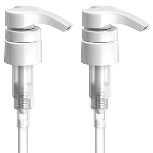 Bar5F 33.8-Ounce Pump for Shampoo and Conditioner, Lotion, etc. for 1-Inch Bottle Neck Pack of 2