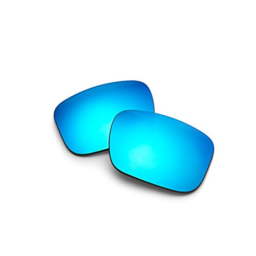Bose Mirrored Blue, Tenor Polarized Square Replacement Sunglass Lenses, Lens Width: 55 mm