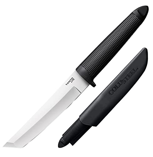 Cold Steel Tanto Lite Fixed 6 in Blade Kray-Ex Handle, Black (20TL)