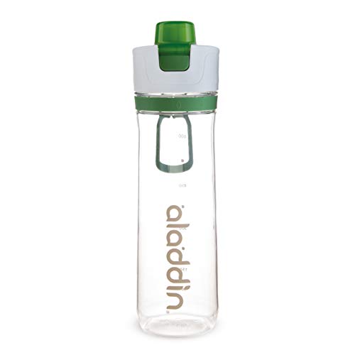 Aladdin Active Hydration Tracker Water Bottle, Green, 0.8 Litre