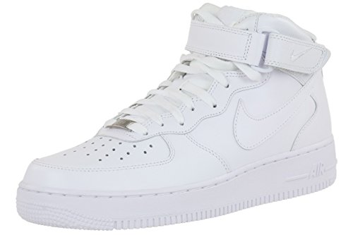 Nike Men's Basketball Shoes High-top, White, 10.5 US