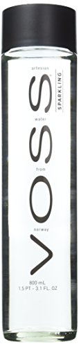 Voss Artesian Sparkling Water 800ML, 27.1 Fl Oz (Pack of 3)