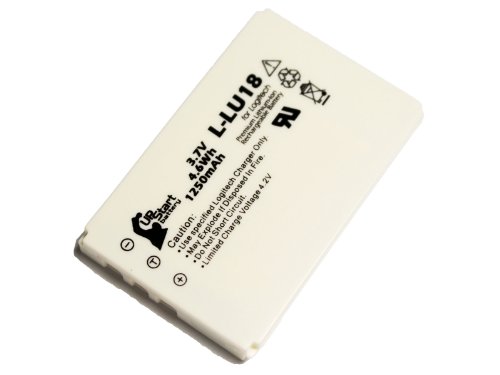Logitech L-LU18 Battery Replacement (1250mAh, 3.7V, Lithium-Ion) - Compatible with 190582-0001, F12440056, Harmony 915, Harmony 1000, Harmony 1100, Harmony 1100i, K398, L-LU18