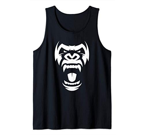 Angry Gorilla Shirt - Furious Silverback Tank Top