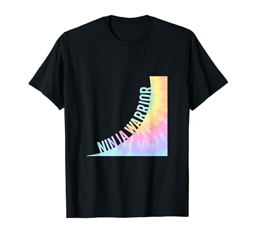 Ninja Warrior Kids T-Shirt Warp Wall Birthday Par Tie Dye T-Shirt