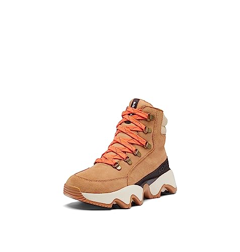 Sorel Women's Kinetic Impact Conquest Waterproof Shoes - Tawny Buff, Ceramic - Size 8
