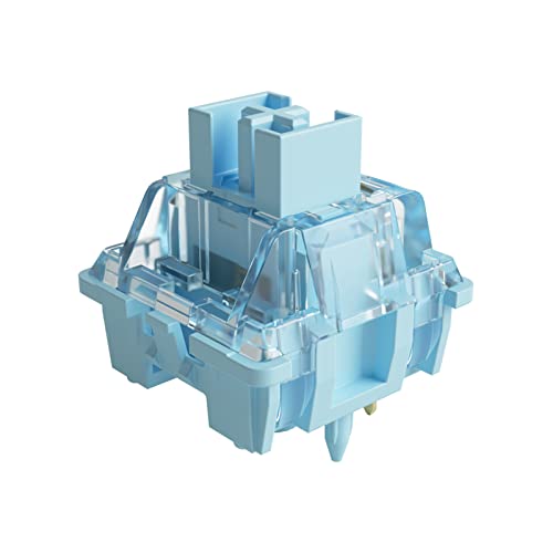 Akko V3 Cream Blue Pro Keyboard Switch with Dustproof Stem for Mechanical Gaming Keyboard, 5-Pin 45gf Tactile Key Switches (45pcs)