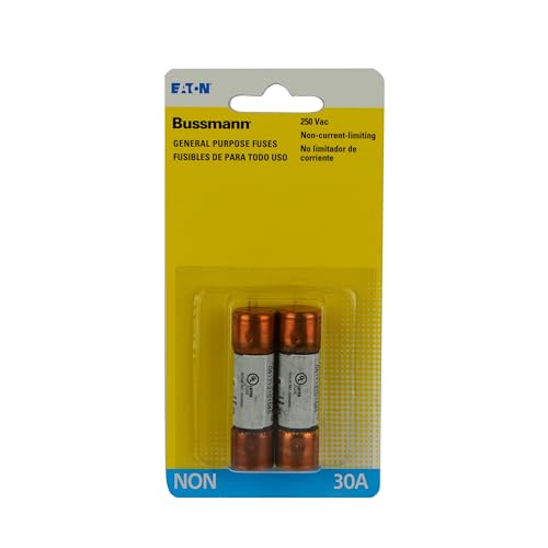 Bussmann Bussman BP/NON-30 30 Amp 250 Volt Fast Acting Cartridge Fuses 2 Count, No Color