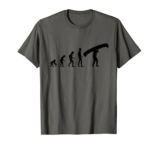 Canoe Evolution T-Shirt - Funny Canoeing Shirt Gift