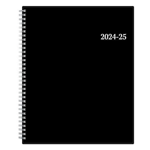 Blue Sky 2024-2025 Academic Year Weekly and Monthly Planner, 8.5' x 11', Flexible Cover, Wirebound, Enterprise (150144)