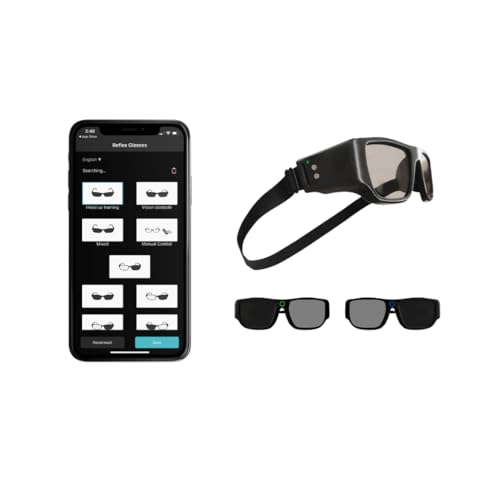 Applied Vision Sports Vision Training Strobe Glasses - Sports Reaction Training. Reflex and Hand-Eye Coordination Tool