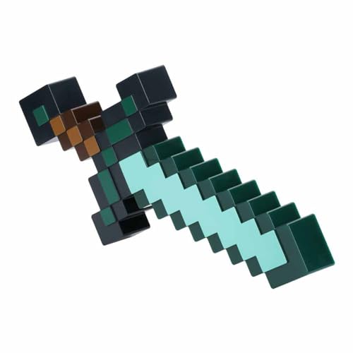 Minecraft Officially Licensed Diamond Sword Light, 3 Dynamic Lighting Modes Phasing and Music Reactive, Wall Mount or Accent Table Decor by Paladone