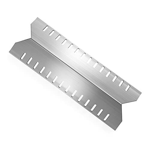 Grill Heat Plate Shield Tent BBQ Parts Replacement for Huntington 24025HNT, Master Forge 30030MSF Fiesta, Cook-Rite EL30034 Stainless Steel Burner Cover Flame Tamer, 19 9/16' Heat Shield