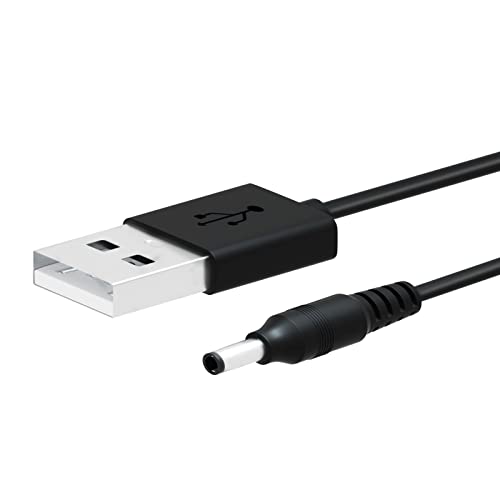 Arzweyk Replacement PSP Charger Cable Playstation Portable Power Cord Compatible with Sony PSP 1000 2000 3000 Series, E-1000 USB Charging Cord Cable 3.3 FT/1m, Black