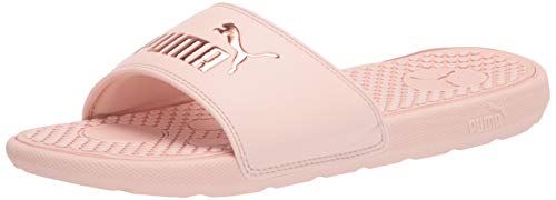 PUMA Women's COOL CAT Slide Sandals, Cloud Pink-Rose Gold, 9