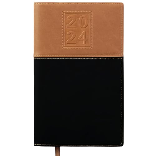 2024 Planner Calendar 5'x8' : Includes 14 Months (Nov 2023 to Dec 2024) / 2024 Weekly Planner/Weekly Agenda/Monthly Calendar Organizer (Black/Brown)