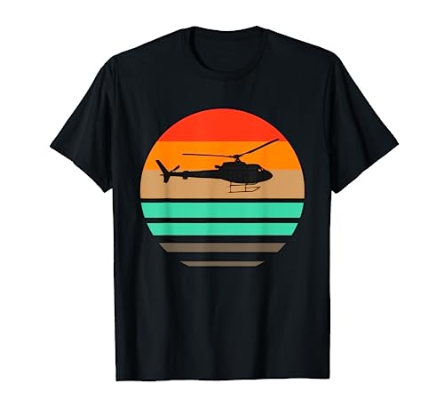 Vintage Helicopter Pilot T Shirt - Pilot and Mechanic Gifts