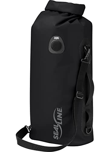 SealLine Discovery Deck Waterproof Dry Bag with PurgeAir, Black, 20-Liter