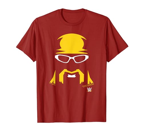 WWE Hulk Hogan Front Portrait Outline Styled T-Shirt