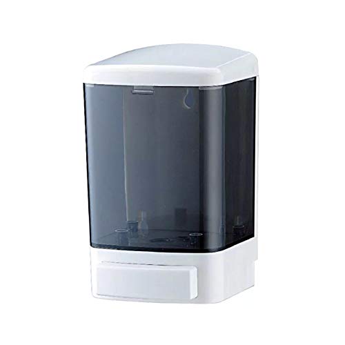 Evhome Manual Soap Dispenser Kitchen Bathroom Wall Mounted Commercial for Liquid Containers Shampoo Gel Chamber Plastic - (33.8 oz) 1000ml